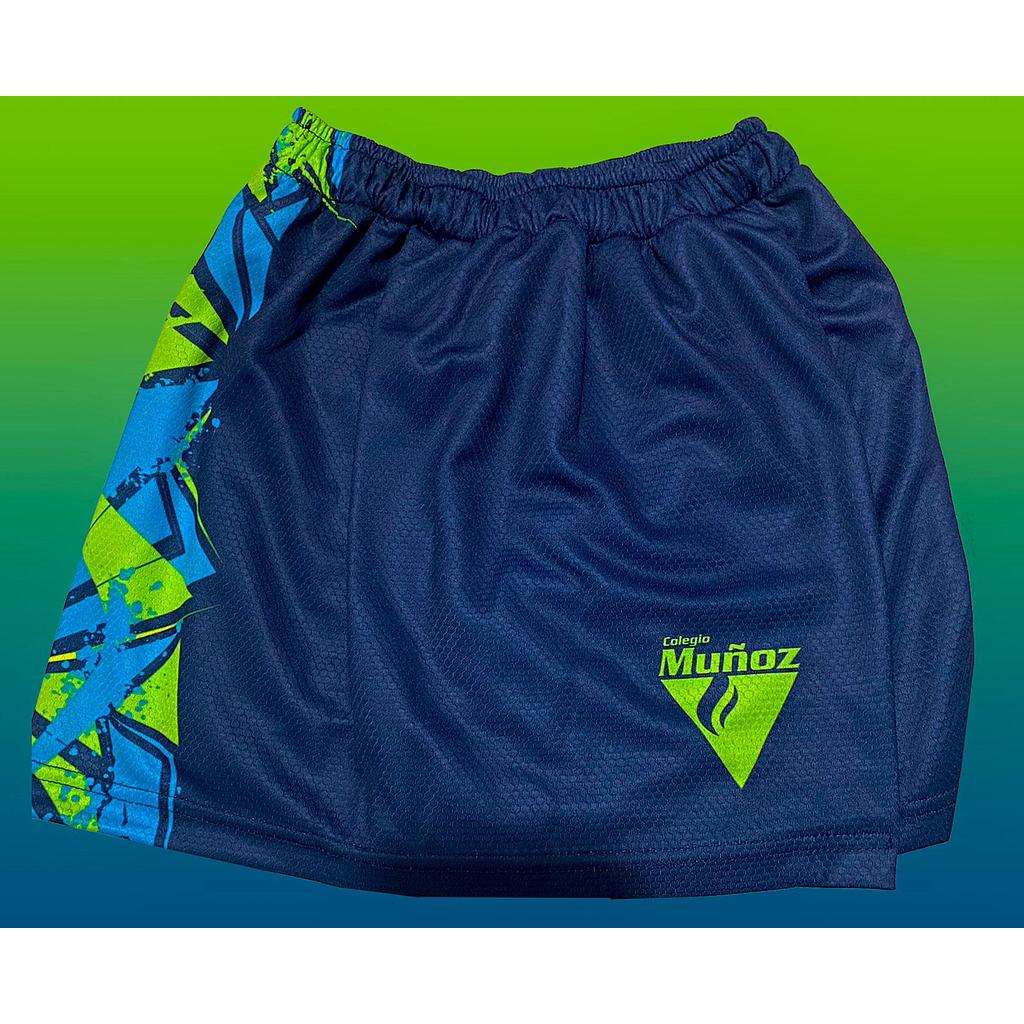 Falda Short Dry Fit Preescolar y Primero De Primaria